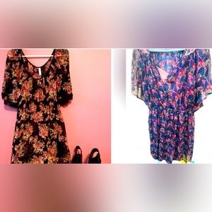 🌹🌹Lot of 2 Xhilaration Sheer Dresses Size L🌹🌹